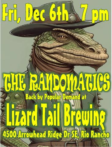 The return of the Randomatics to Lizard Tail