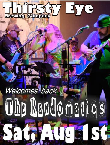 The Randomatics show at Thirsty Aug 1st