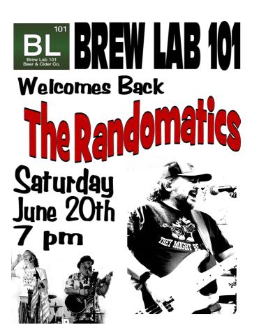 Brew Lab 101 June 20th 